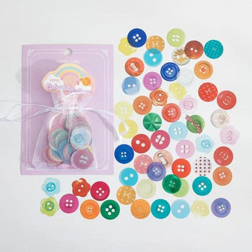 Button Paper Stickers