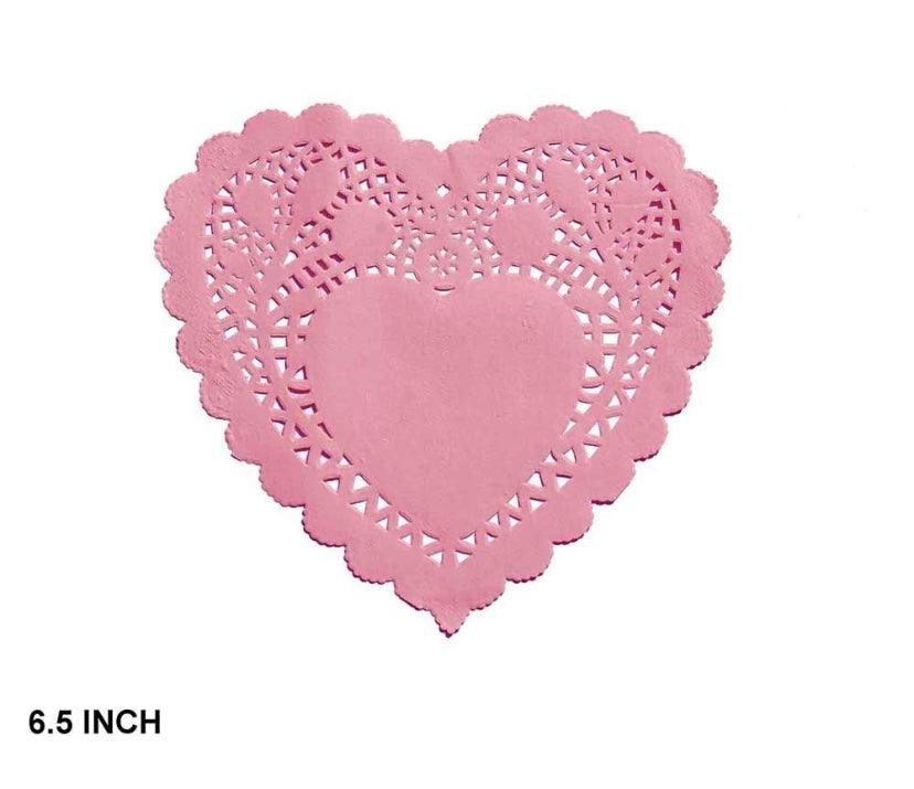 Heart Shape Paper Lace Doilies - Journal Carnival