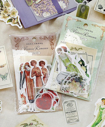 Victorian Romance Series deco stickers - Journal Carnival