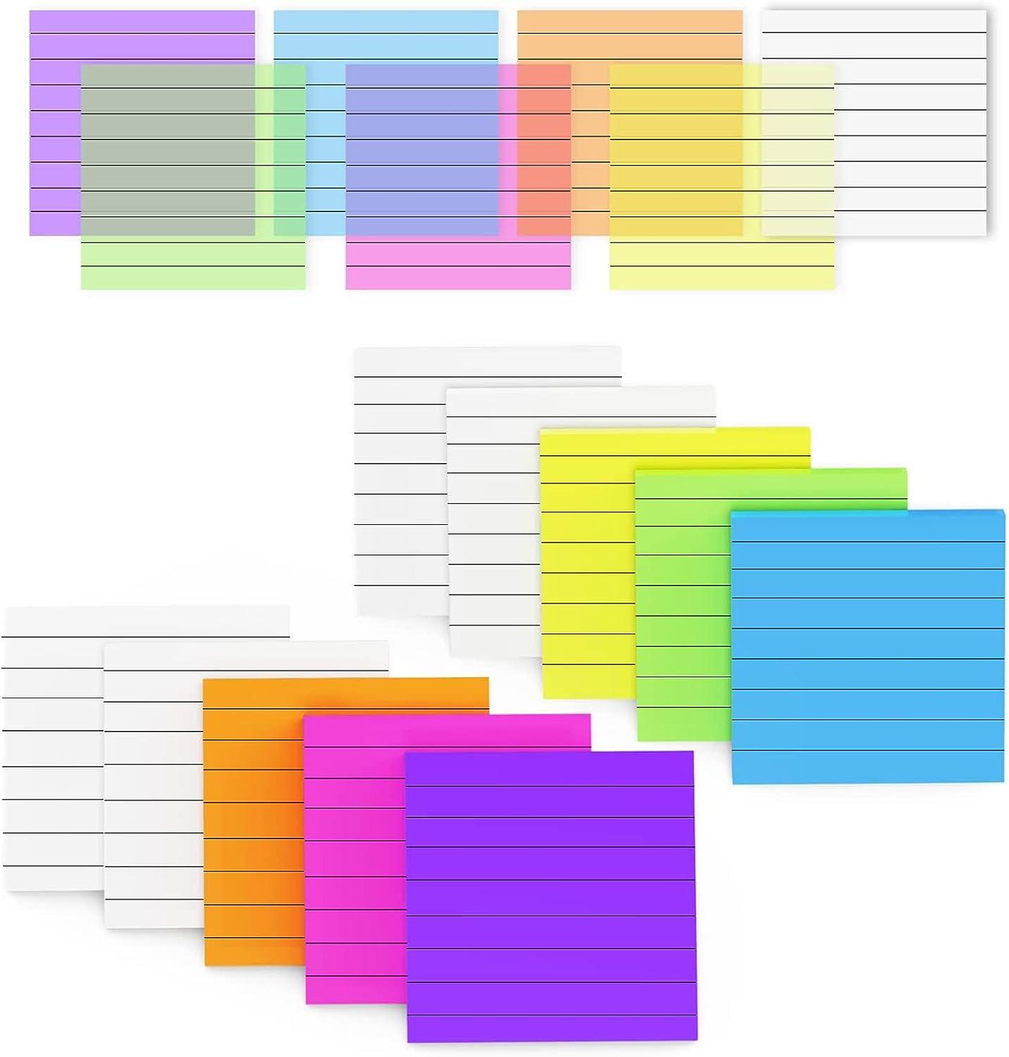 Steel Blue Self-adhesive PET Transparent Sticky Notes
