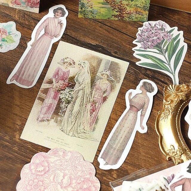 Victorian Romance Series deco stickers - Journal Carnival