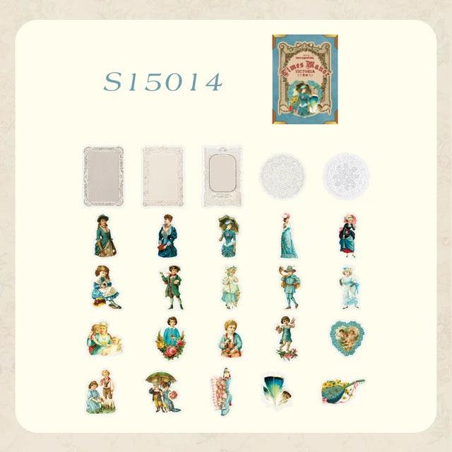 Victorian Style Stickers - Journal Carnival