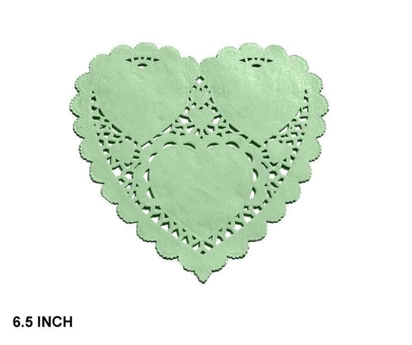 Heart Shape Paper Lace Doilies - Journal Carnival