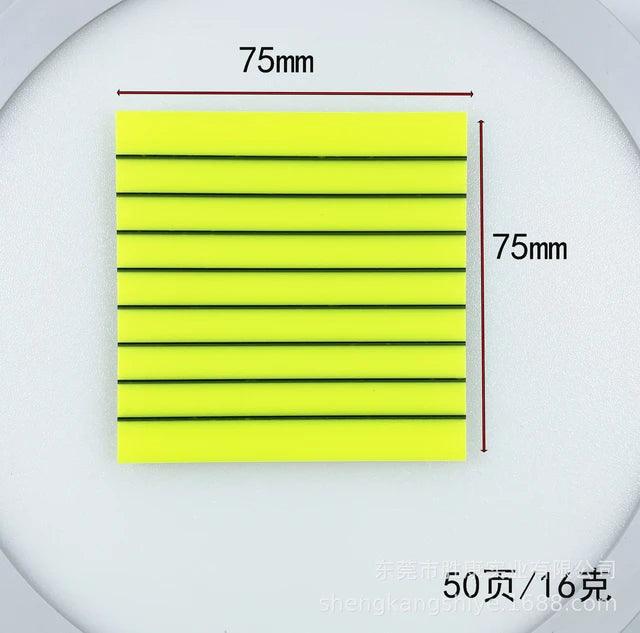 Lavender Self-adhesive PET Transparent Sticky Notes