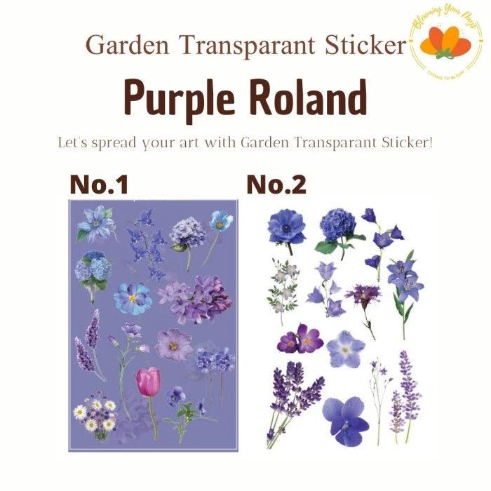 Garden Transparent Stickers - Journal Carnival