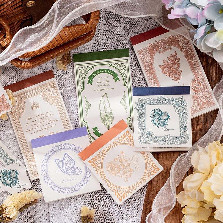 Garden wall series lace Memo Pad - Journal Carnival