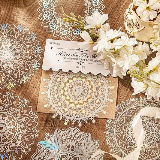 Vintage Lace Art Sticker