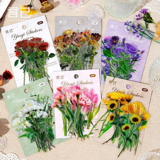 Decorative Flower Stickers