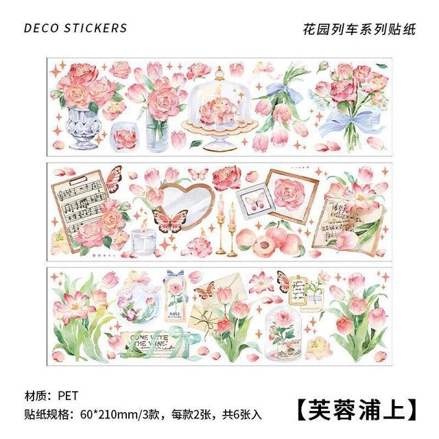 Flower Garden series Pet Stickers - Journal Carnival