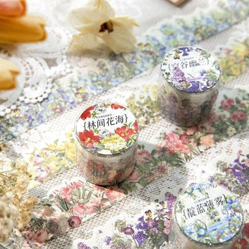 Floral Paper Washi Tape