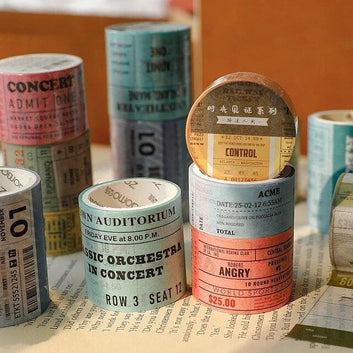 Old Ticket Travel Series Washi Tape