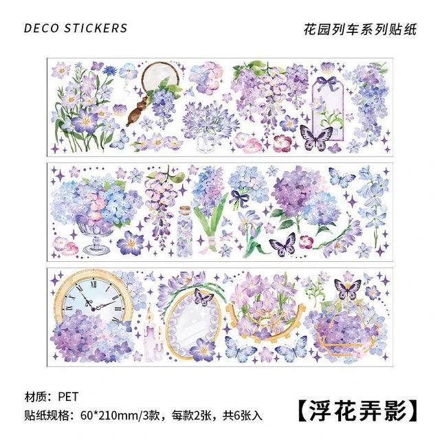 Flower Garden series Pet Stickers - Journal Carnival