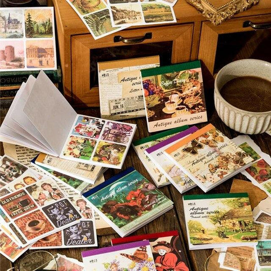 The antique photo album series sticker book