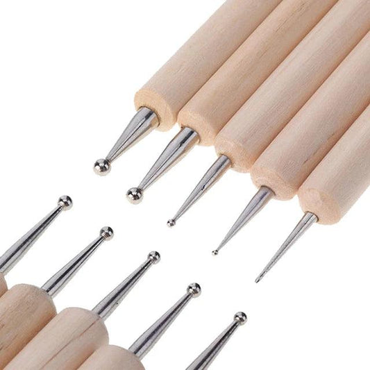 Wooden Dotting Pen Marbleizing Tool