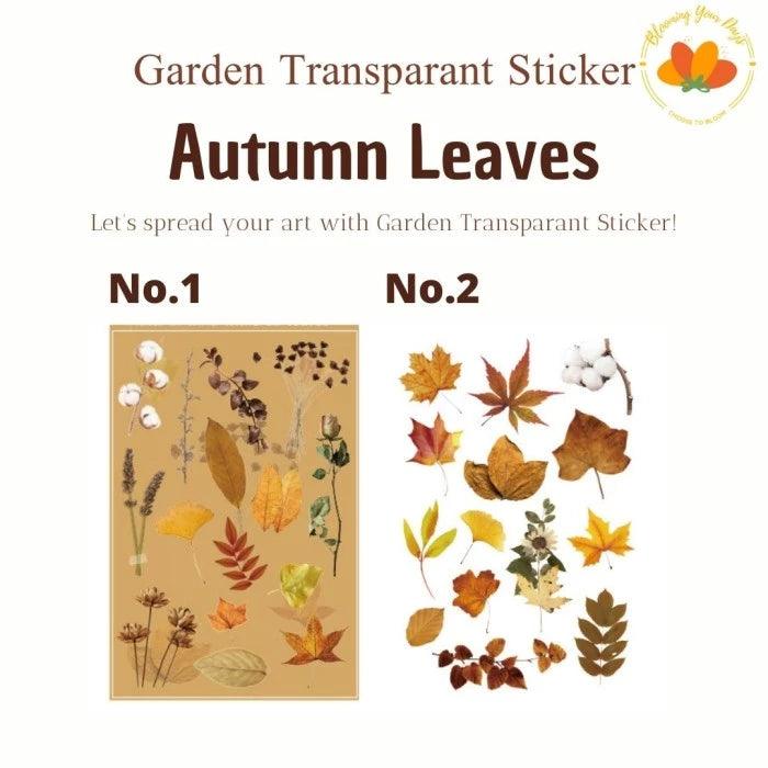 Garden Transparent Stickers - Journal Carnival