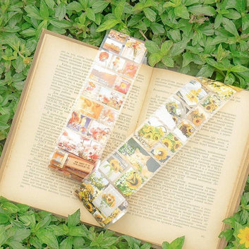 Flower Stamp Series Pet Tape