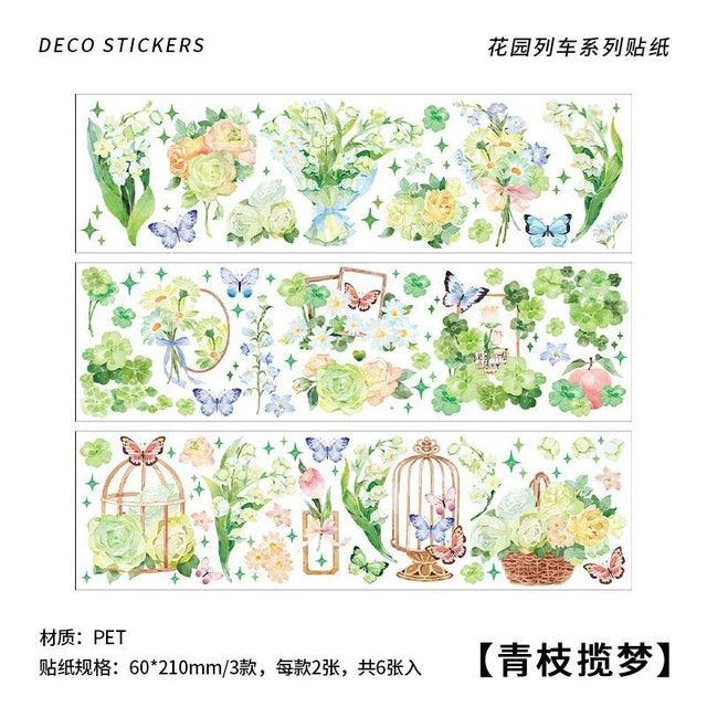 Flower Garden series Pet Stickers - Journal Carnival