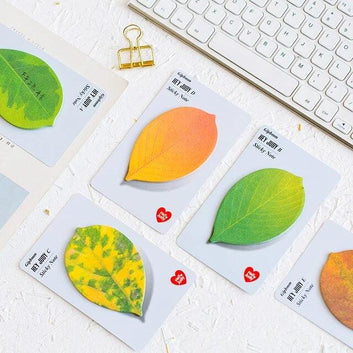 Leaf Shape Sticky Notes