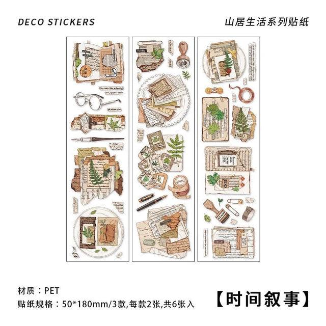 Silver Foil Deco stickers