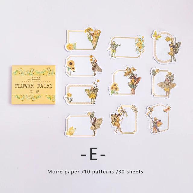 Garden Fairy Label Series Stickers - Journal Carnival