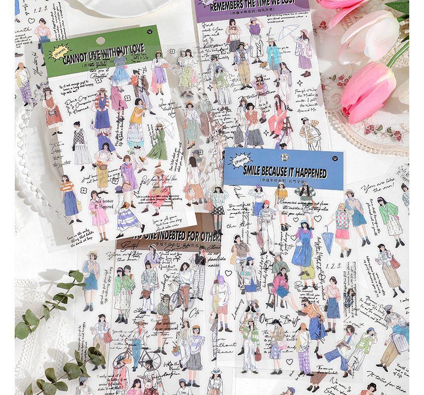 Fashion City Girl Sticker sheets - Journal Carnival