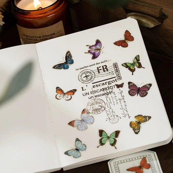 Bronzing Butterfly Sticker Sheet