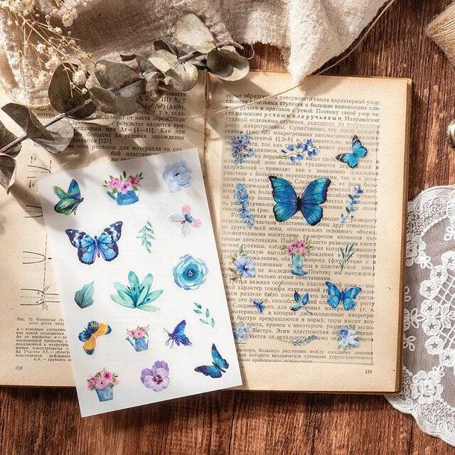 Butterfly Garden Series Sticker Sheets - Journal Carnival