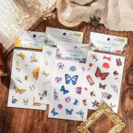 Butterfly Garden Series Sticker Sheets